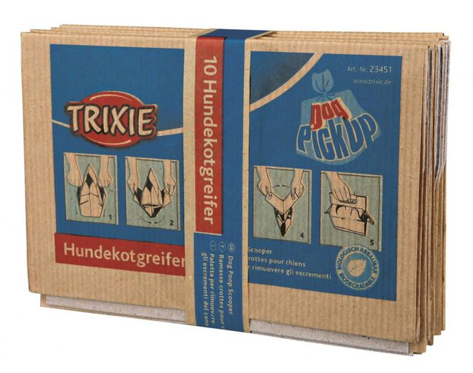 Hovedbilde HUNDEPOSER PAPIR M/HANDTAK 10STK